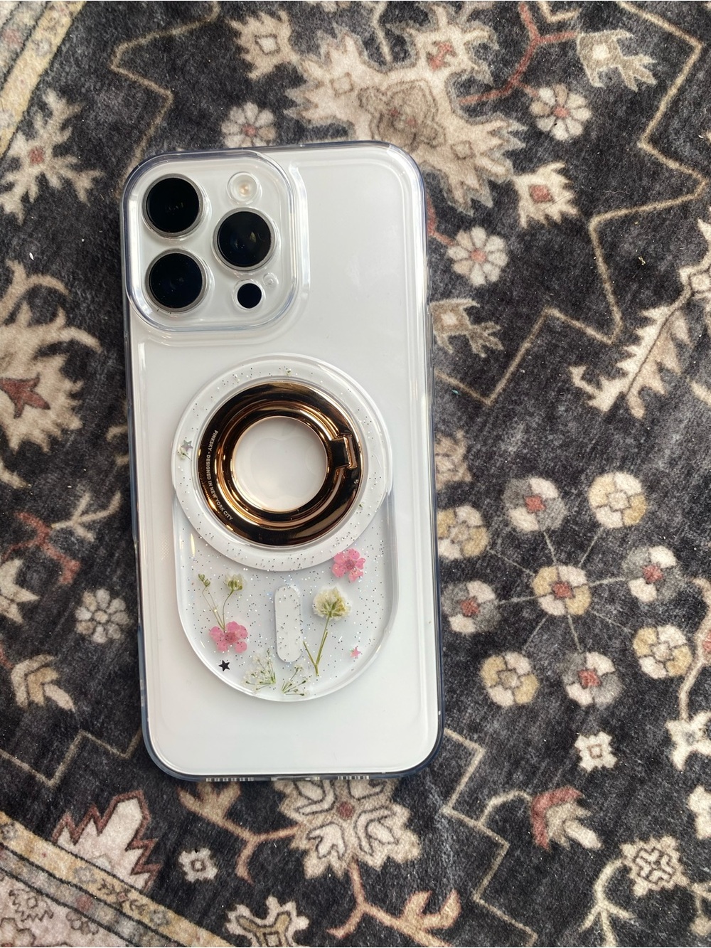 Clear case and magsafe ring